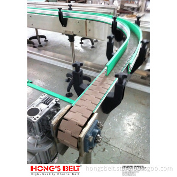 The Beverage Industry Table Top Plastic Chains Belt